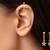 Indian bollywood gold plated bugadi earrings for women and girls jewelry set
