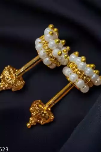 Indian bollywood gold plated bugadi earrings for women and girls jewelry set