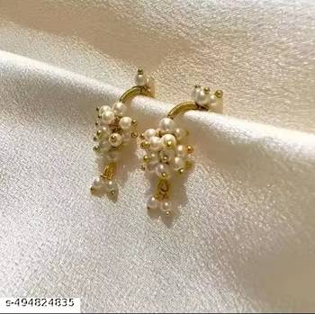 Indian bollywood gold plated bugadi earrings for women and girls jewelry set 1