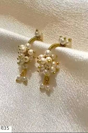 Indian bollywood gold plated bugadi earrings for women and girls jewelry set