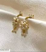 Indian bollywood gold plated bugadi earrings for women and girls jewelry set