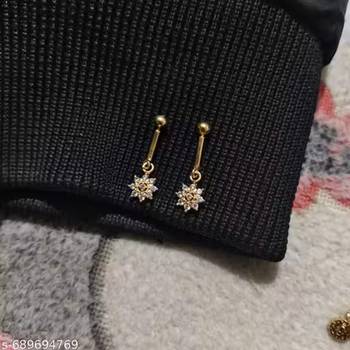 Indian bollywood gold plated bugadi earrings for women and girls jewelry set 1