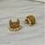 Indian bollywood gold plated bugadi earrings for women and girls jewelry set