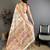 Off white pashmina silk zari weaving saree with matching blouse piece