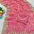 Pink color sequence embroidery work fandy satin saree