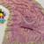 lavender color sequence embroidery work fandy satin saree