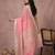 Sutriti coral pink pure linen saree: a masterclass in effortless elegance