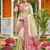 Sutriti elegant cream & magenta art silk kanjivaram style saree with rich zari border & paisley pallu