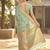 Sutriti graceful sea green banarasi silk saree with golden zari woven border & floral jaal – wedding & festive wear