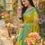 Sutriti yellow pochampalli silk saree for women | wedding & festive wear saree