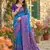 Sutriti blue pochampalli silk saree for women | wedding & festive wear saree