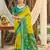 Sutriti mustard yellow pochampalli silk saree | elegant traditional wedding & festive wear saree