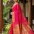Sutriti hot rani pink bridal style soft lichi silk saree | heavy zari woven border & pallu for wedding guests