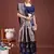 Sutriti midnight navy blue woven soft silk saree
