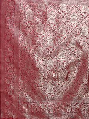 deep burgundy maroon soft silk blend saree for wedding wear 5