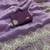 lavender color embroidery work gold crush silk saree 