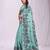 Sutriti sky blue floral printed saree for women | soft lightweight day-to-night saree