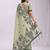 Sutriti mint green floral printed saree for women | soft lightweight day-to-night saree