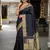 Sutriti designer midnight black & gold woven art silk saree | modern festive wear