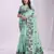 Sutriti sea green floral printed saree for women | soft lightweight day-to-night saree
