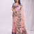Sutriti light pinkfloral printed saree for women | soft lightweight day-to-night saree