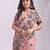 Sutriti light pinkfloral printed saree for women | soft lightweight day-to-night saree
