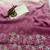 pink color embroidery work  Crunchy silk saree