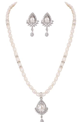 Natural fresh water pearls set from hyderabad