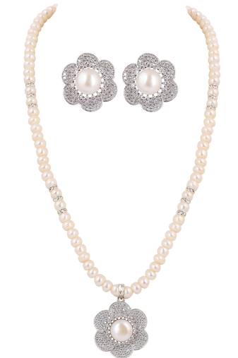 Natural fresh water pearls set from hyderabad