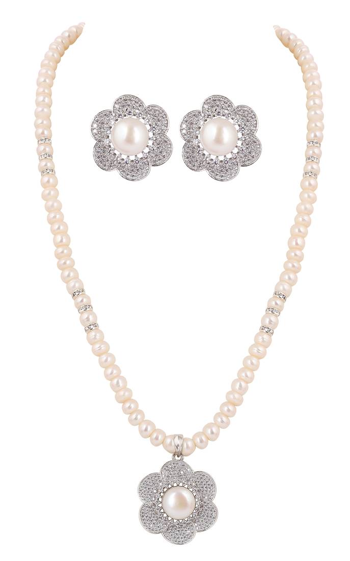 Natural fresh water pearls set from hyderabad