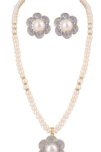 Natural fresh water pearls set from hyderabad