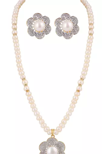 Natural fresh water pearls set from hyderabad