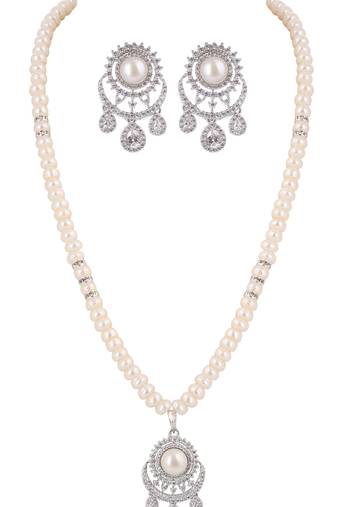 Natural fresh water pearls set from hyderabad