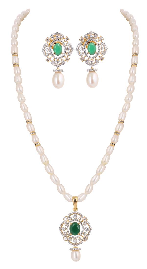 Natural fresh water pearls set from hyderabad