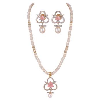 Natural fresh water pearls set from hyderabad 2