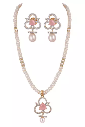 Natural fresh water pearls set from hyderabad