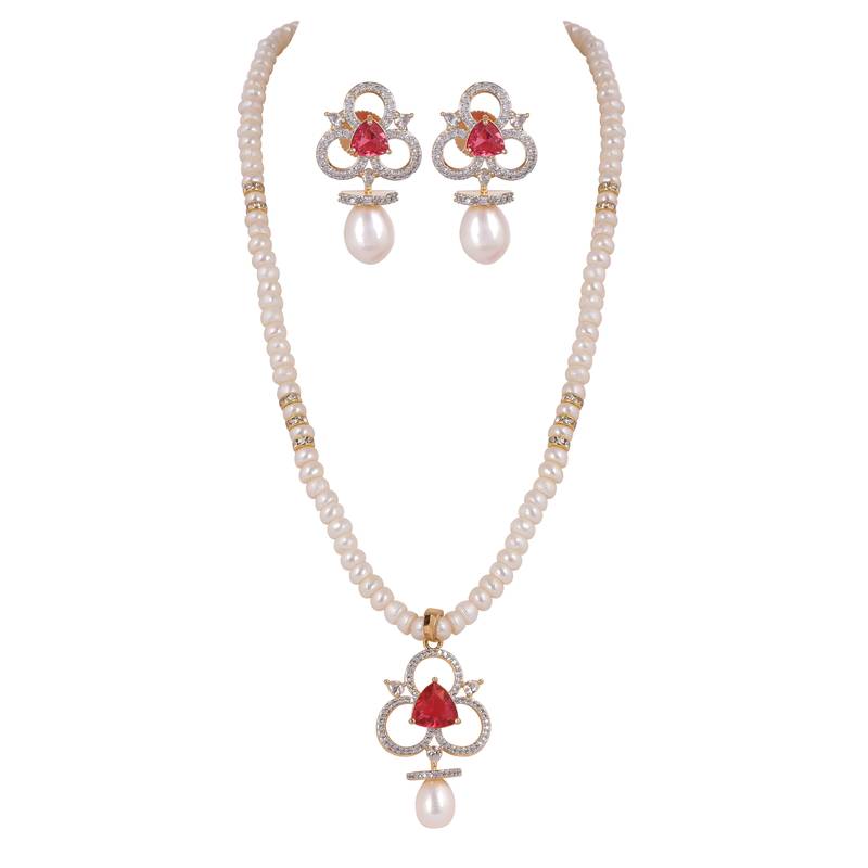 Natural fresh water pearls set from hyderabad