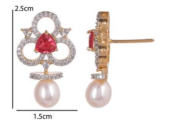 Natural fresh water pearls set from hyderabad 1