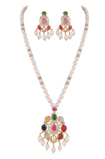 Natural fresh water pearls set from hyderabad