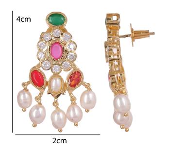 Natural fresh water pearls set from hyderabad 1
