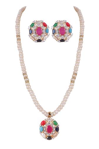 Natural fresh water pearls set from hyderabad