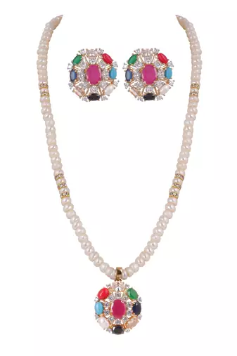 Natural fresh water pearls set from hyderabad