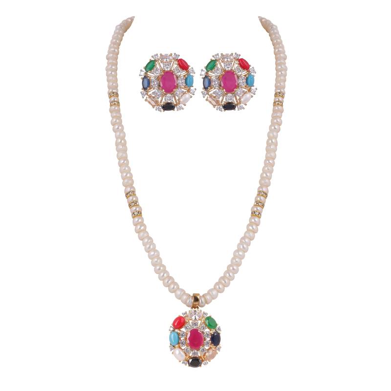 Natural fresh water pearls set from hyderabad