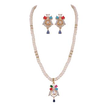 Natural fresh water pearls set from hyderabad 1