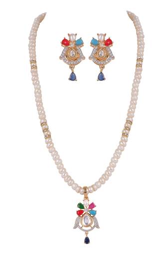 Natural fresh water pearls set from hyderabad