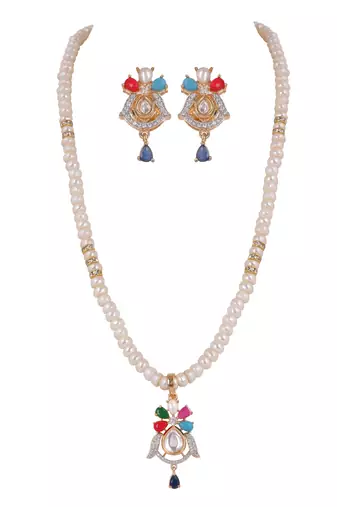 Natural fresh water pearls set from hyderabad