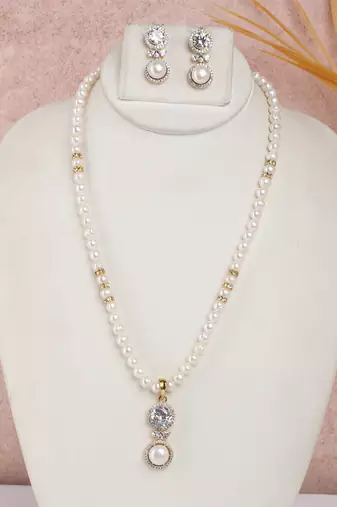 Natural fresh water pearls set from hyderabad