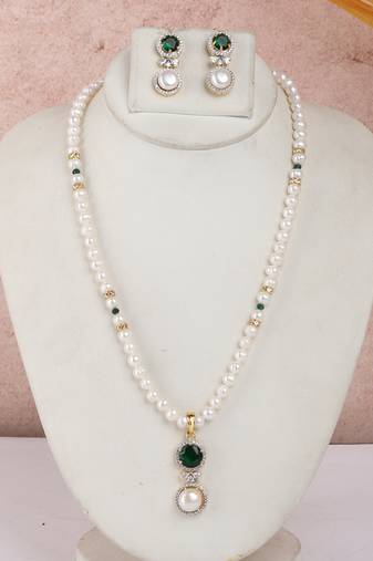 Natural fresh water pearls set from hyderabad