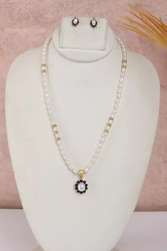 Natural fresh water pearls set from hyderabad