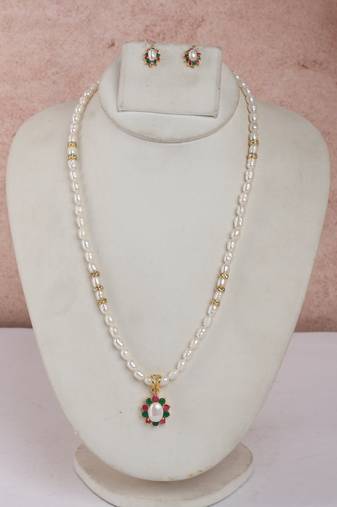 Natural fresh water pearls set from hyderabad